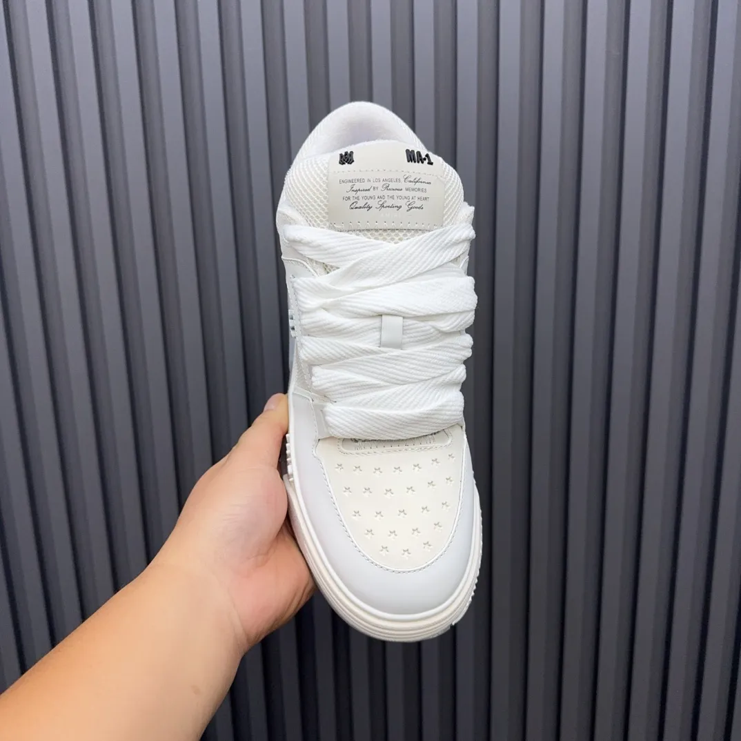 Men's shoes 💰660💰 AMIRI AMIRI trendy brand hot sale 🔥 Available all year round, couples 💑 Official website synchronization Imported fabrics 1⃣️ vs 1⃣️ replica, original factory special original sole, 35-45 (45. non-refundable)